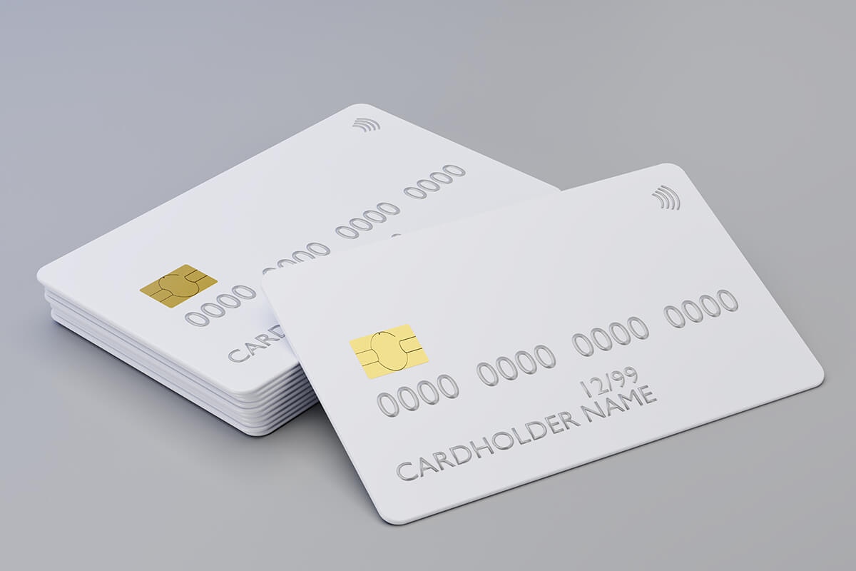 d-render-realistic-credit-card-gray-background